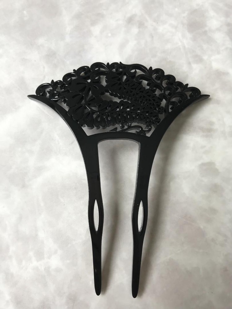 Elegant Kanzashi Bachi Wedding Hairpin 8cm/13cm Japanese Style Hair Accessory