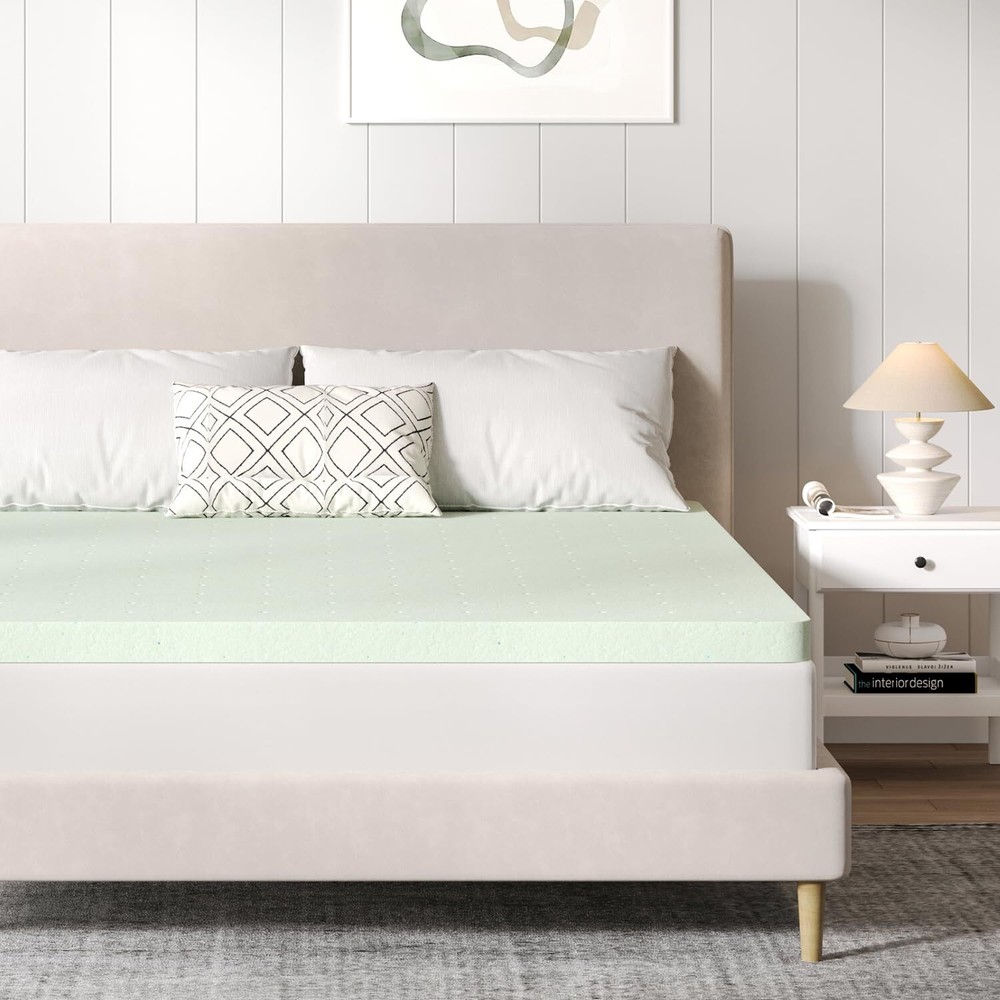 Twin XL Size Mattress Topper, 2 Inch Memory Foam Twin XL Mattress Topper for ...