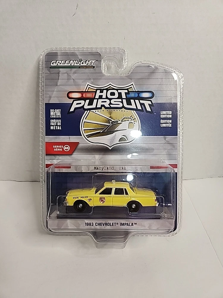 1983 Chevrolet Impala - Maryland State Police 1 64 Scale Car - Greenlight 43030A