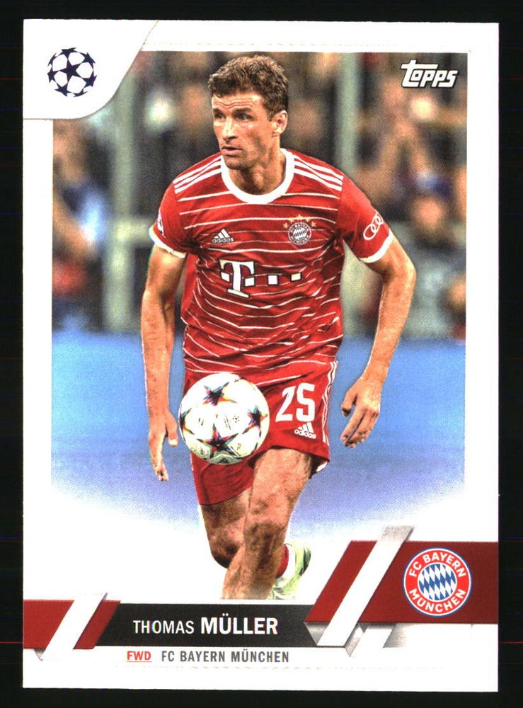 Thomas Müller 2022-23 Topps UEFA Club Competitions #187 SOCCER Card