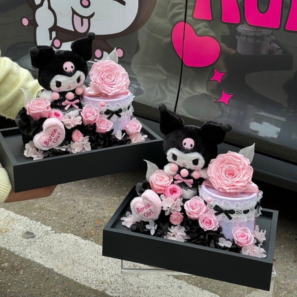 Preserved Flowers Rose Box for Girlfriend Birthday Valentine's Day Gift Box