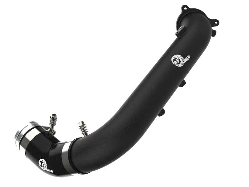 aFe BladeRunner Black 2-3/4in Aluminum Charge Pipe Fits 2021 Toyota Supra GR (A9