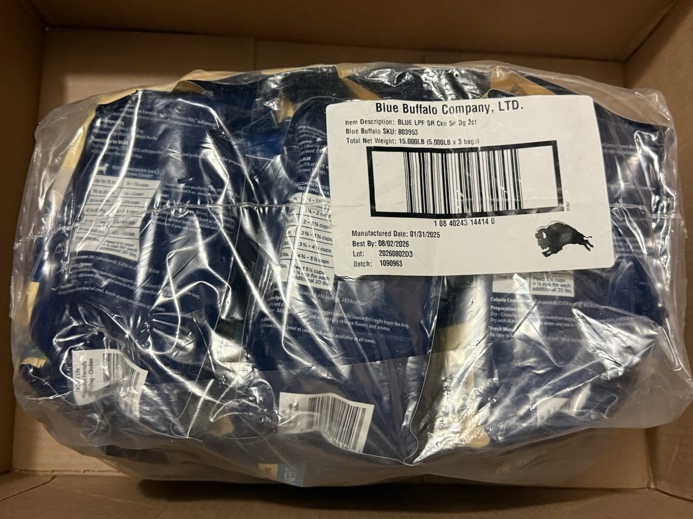 Blue Buffalo Life Protection Chicken & Brown Rice Recipe Dry Dog Food 15 lbs