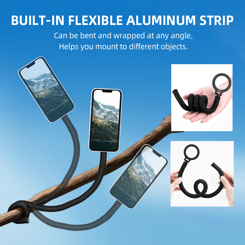 Magnetic Sport Vlog Phone Holder for iPhone Samsung Huawei