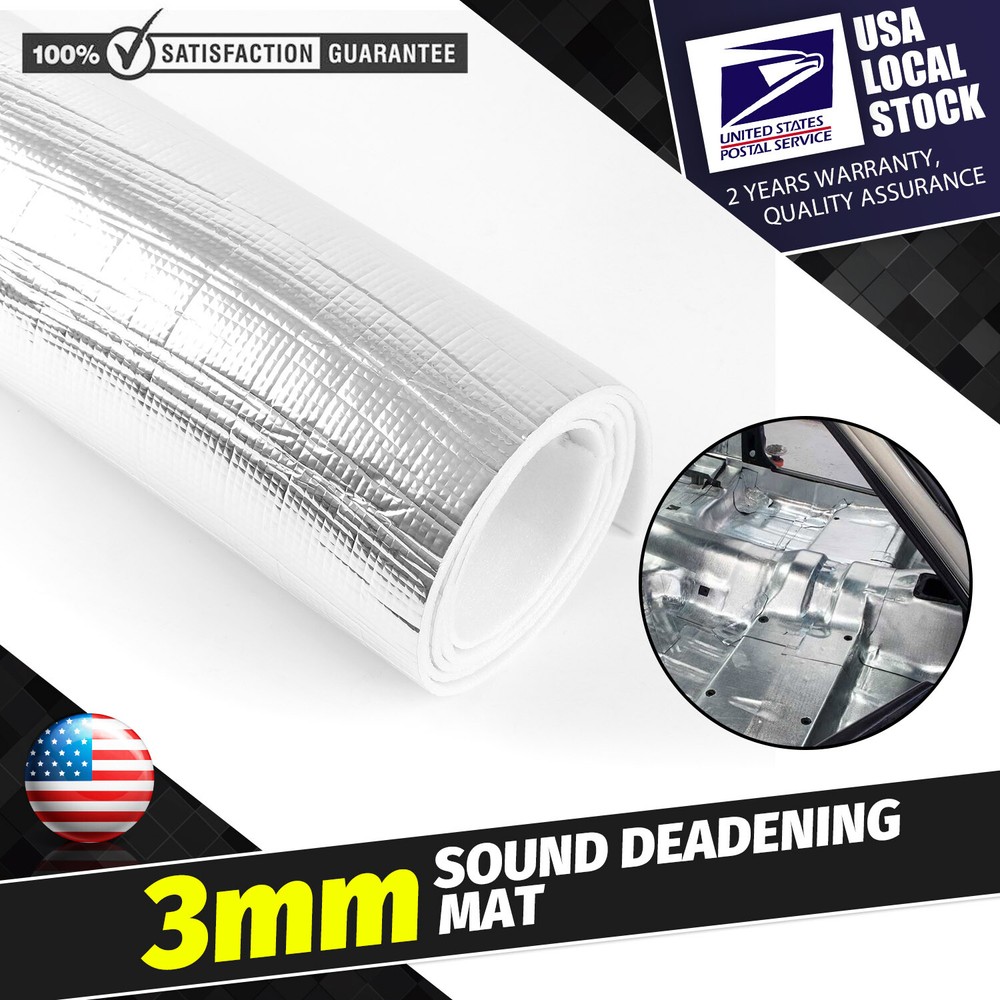 43SQFT Car & Home Sound Deadening Insulation Heat Barrier Noise Proof Deadener
