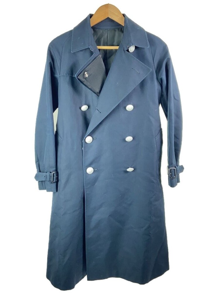 The Reracs Trench Coat/38/Cotton/Nvy/15Ss-Rect-041L/Pin Badge 2733