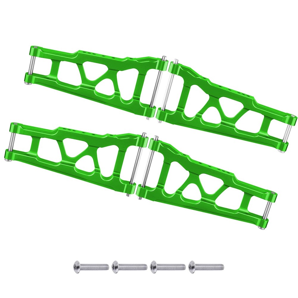 Aluminum Suspension A-Arms Set Front & Rear Compatible with Traxxas 1/10 Slash 4x4 & Stampede Upgrades