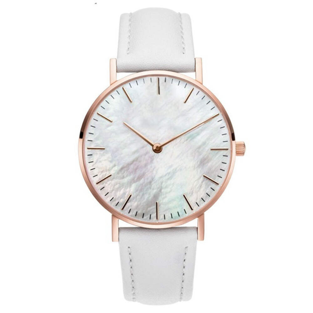 Casual Women's Quartz Watch with Imitation Leather Strap and Round Dial