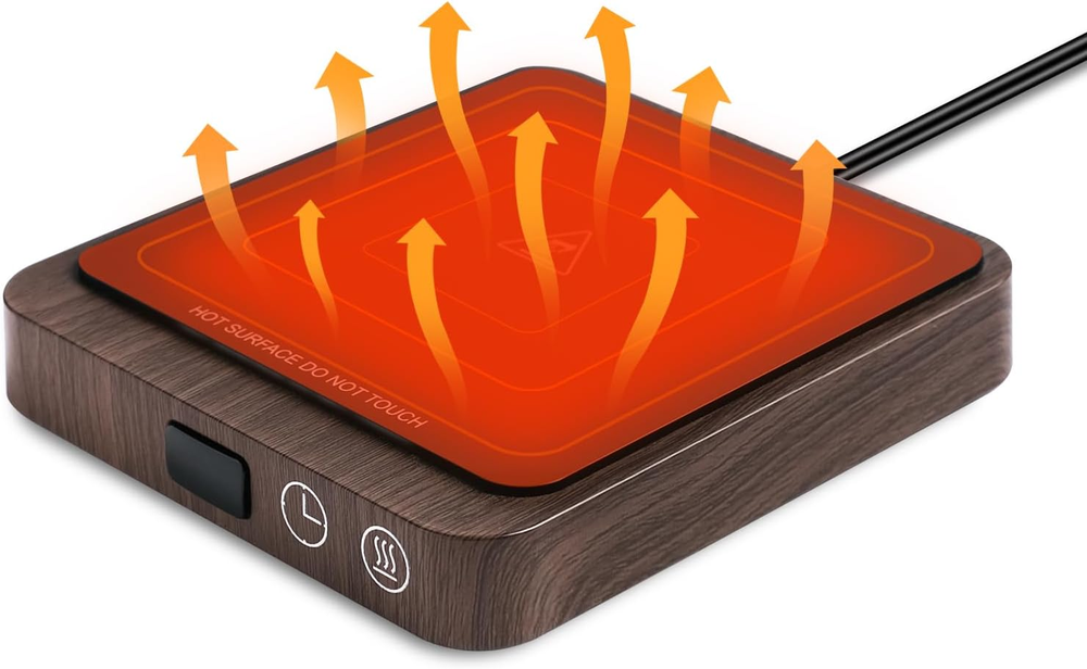 Coffee Mug Warmer Coffee Warmer for Desk Auto Shut off with 5 Temperature Contro