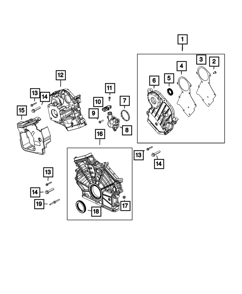 Genuine Mopar Crankshaft Oil Seal 68490074AA