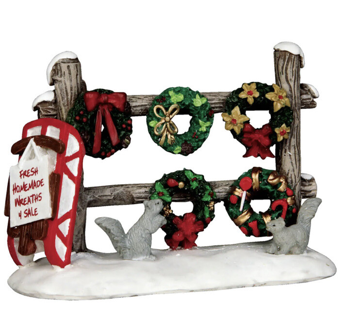Lemax Christmas Wreaths Holiday Village Carnival Train Decor-image