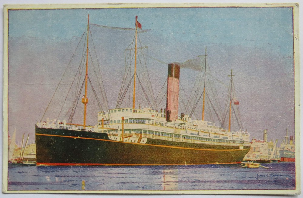 Vintage Shipping Postcard of 