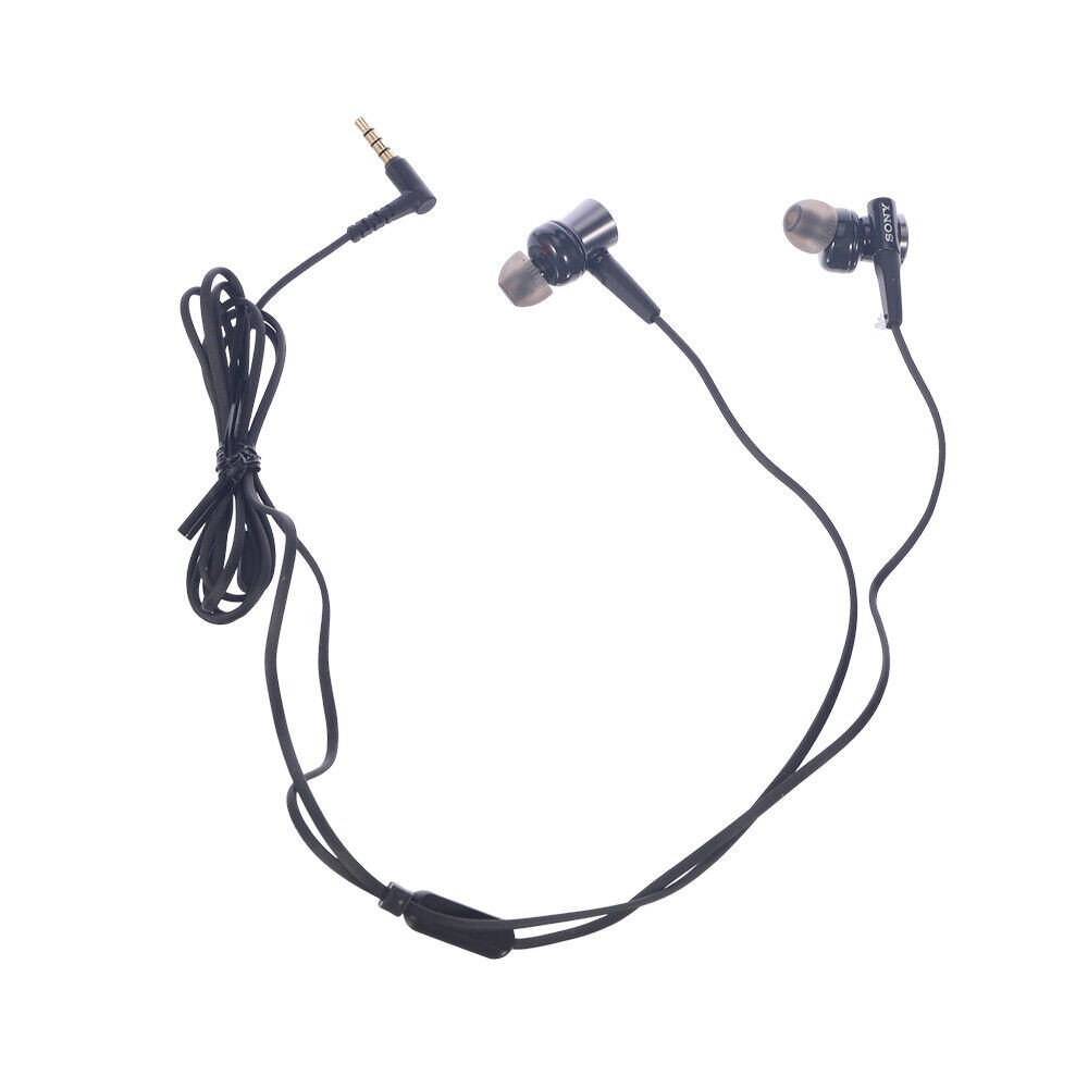 Sony MDR-XB75AP Extra Bass Earbuds with 4 Sizes for Custom Fit