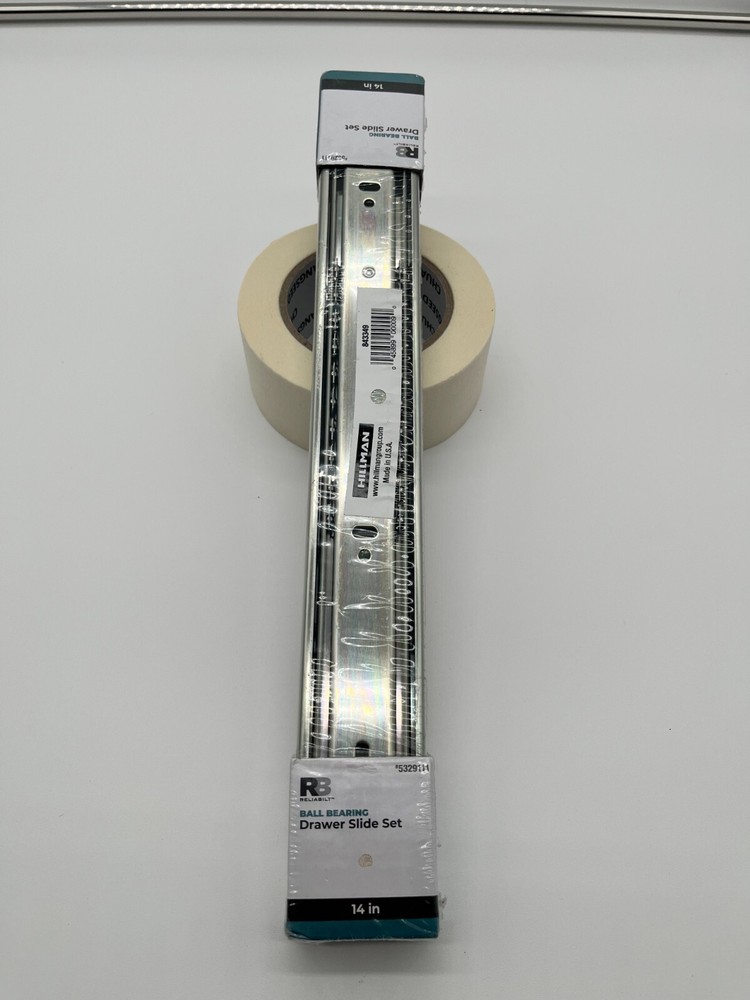 14 Inch Heavy Duty Ball Bearing Drawer Slides Full Extension Set of 2