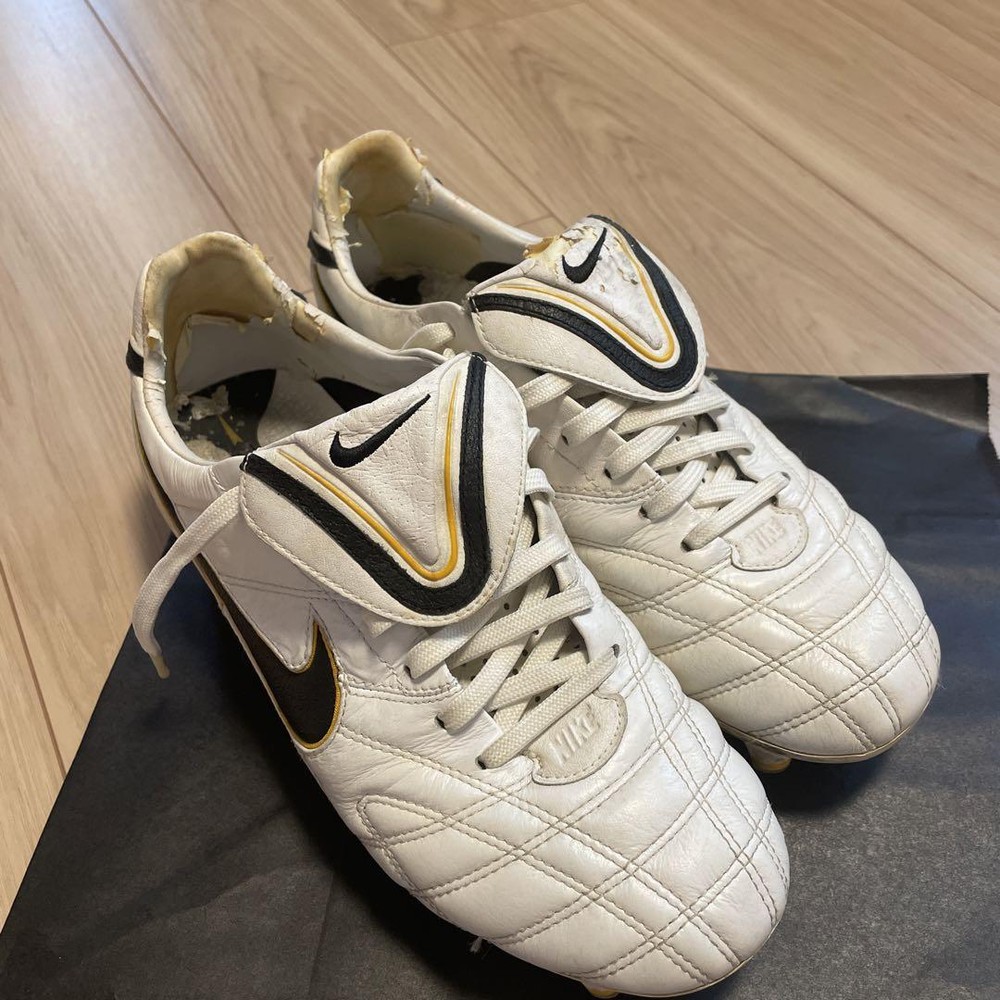 Nike Tiempo Legend Iii FG White Black US 8.5 Soccer Cleats