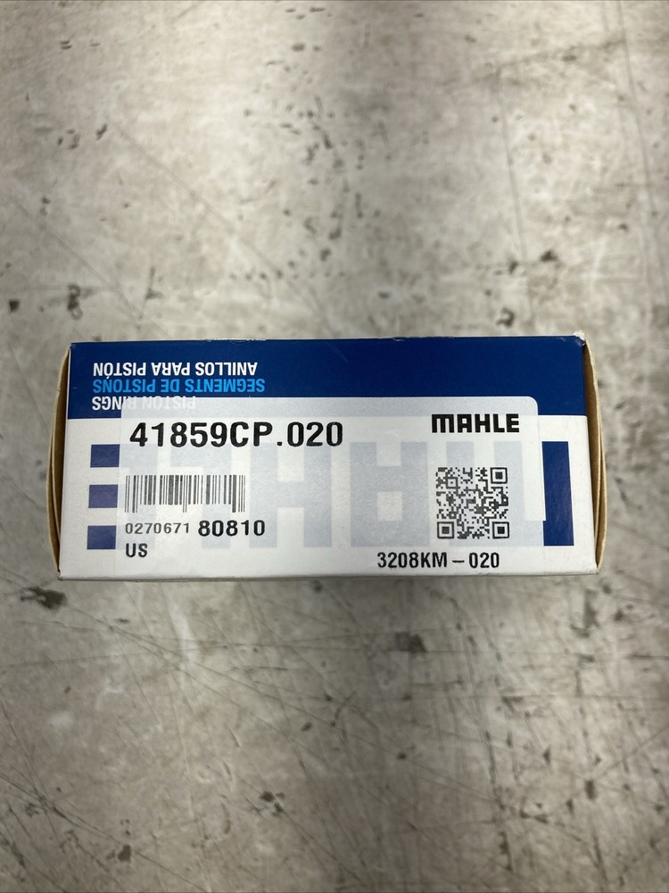 Mahle Piston Ring Set 41859CP.020 (New Old Stock)