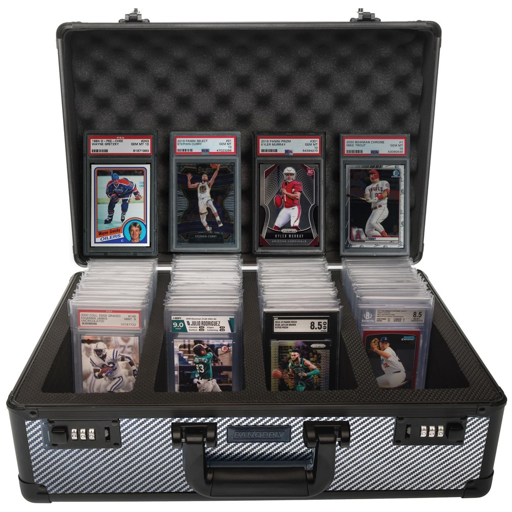 SLAB ARMOR 160+ 4 Row Psa Graded Card Storage Box Graded Card Case Psa Slab C...