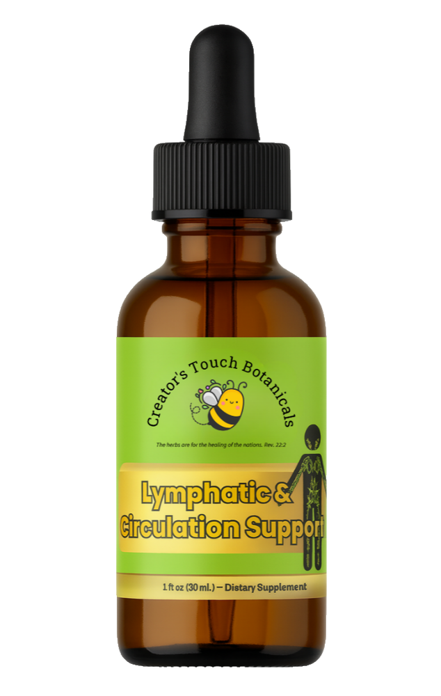 Lymphatic Detox & Circulation Support Tincture | Natural Herbal Cleanse 2oz