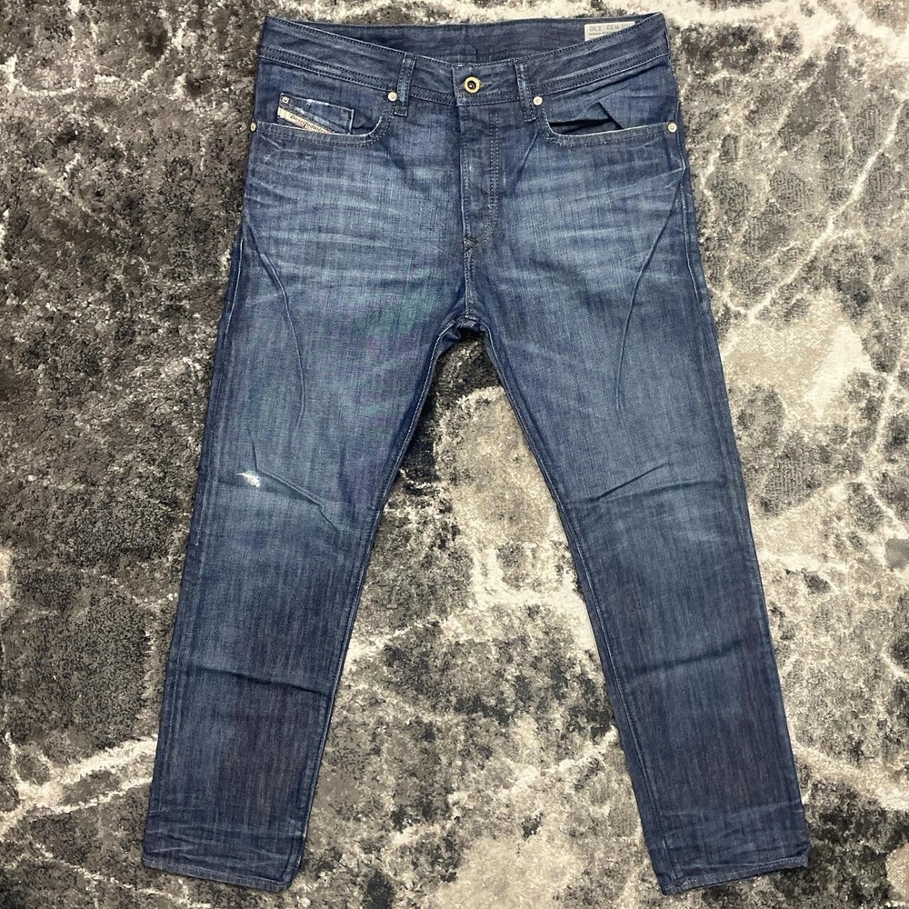 Diesel Jeans Mens 32x30 Buster Regular Slim Taper Denim Pants Dark Wash 0842N