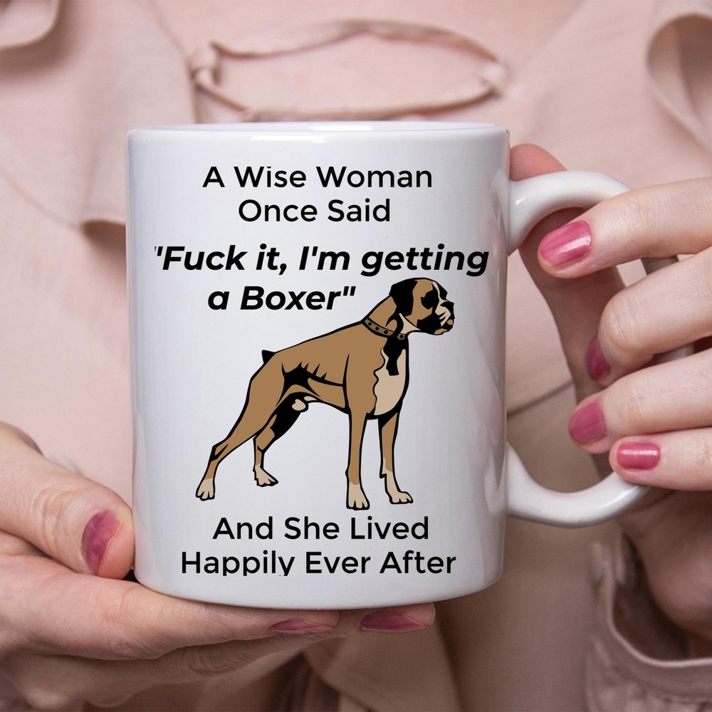 Funny Boxergift For Women White Coffee Mug Coffee Cup