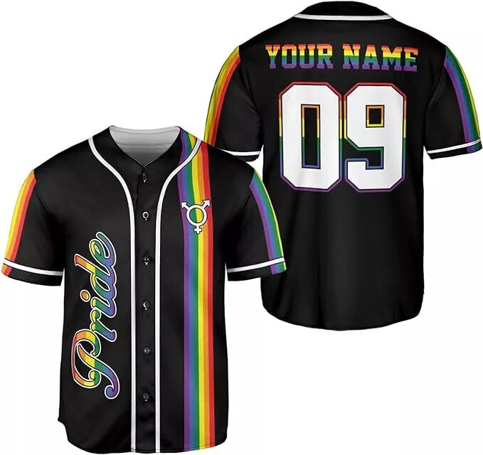 LGBT Pride 3D Baseball Jersey Shirt Mother Day Gift All Over Print Best Price-image