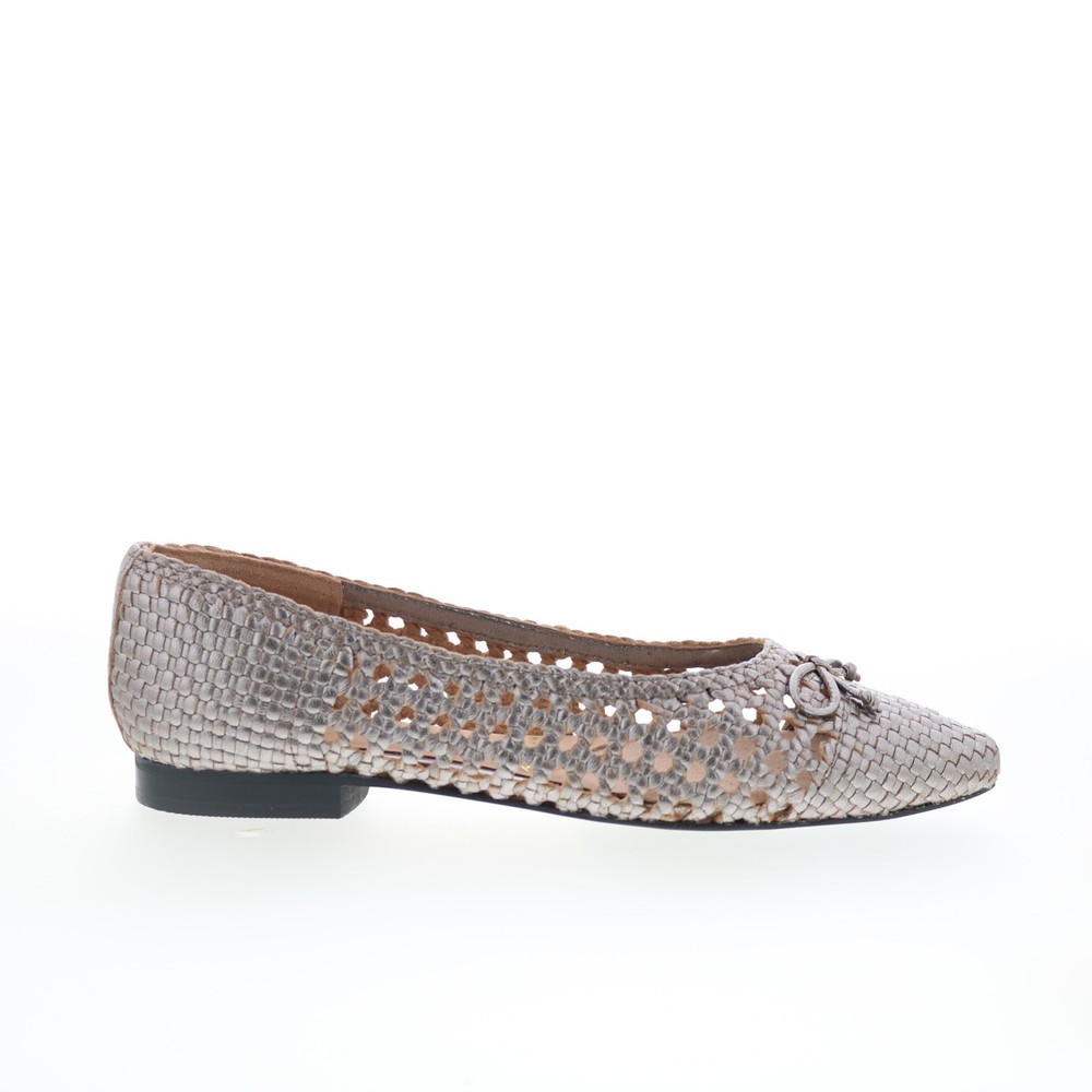 Trotters Edith T2303-043 Womens Gray Synthetic Slip On Loafer Flats Shoes