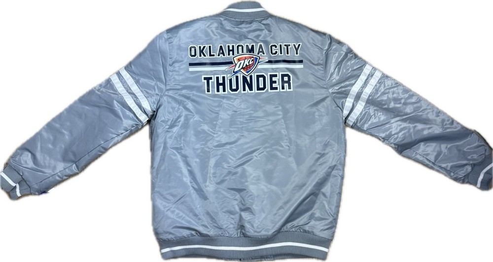 Brand New With Tags -NBA Finals OKC Satin Starter Jacket!