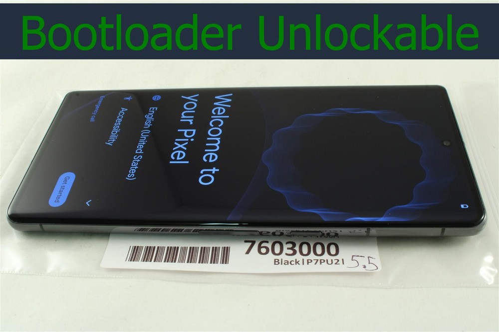 Google Pixel 7 Pro Unlocked AT&T T-Mobile Verizon Unlockable Bootloader 7603000
