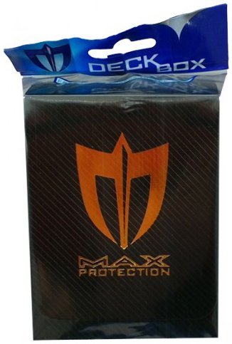 Textured Deck Box - Black Max Protection GAMING SUPPLY BRAND NEW ABUGames