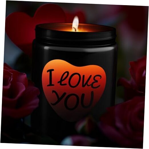 Romantic Valentine's Day Candle Gift for Her Girlfriend or Wife