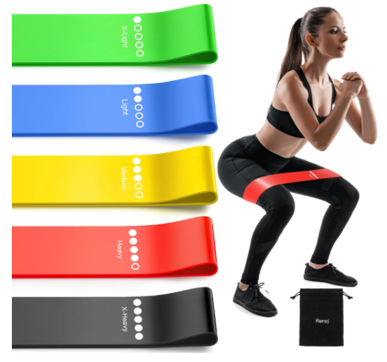 Elastic Resistance Bands for Workouts and Physical Therapy