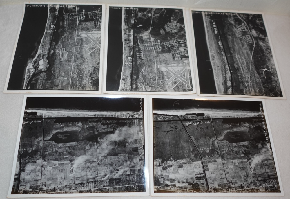 Naval Missile Center Point Mugu CA Official Navy Aerial Photo Lot - 5 Pictures