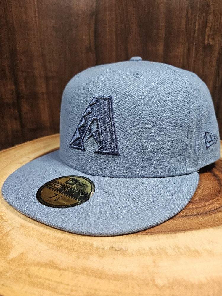 Arizona Diamondbacks New Era 59Fifty Fitted Hat Cap Size 7 7/8 MLB Baseball Blue