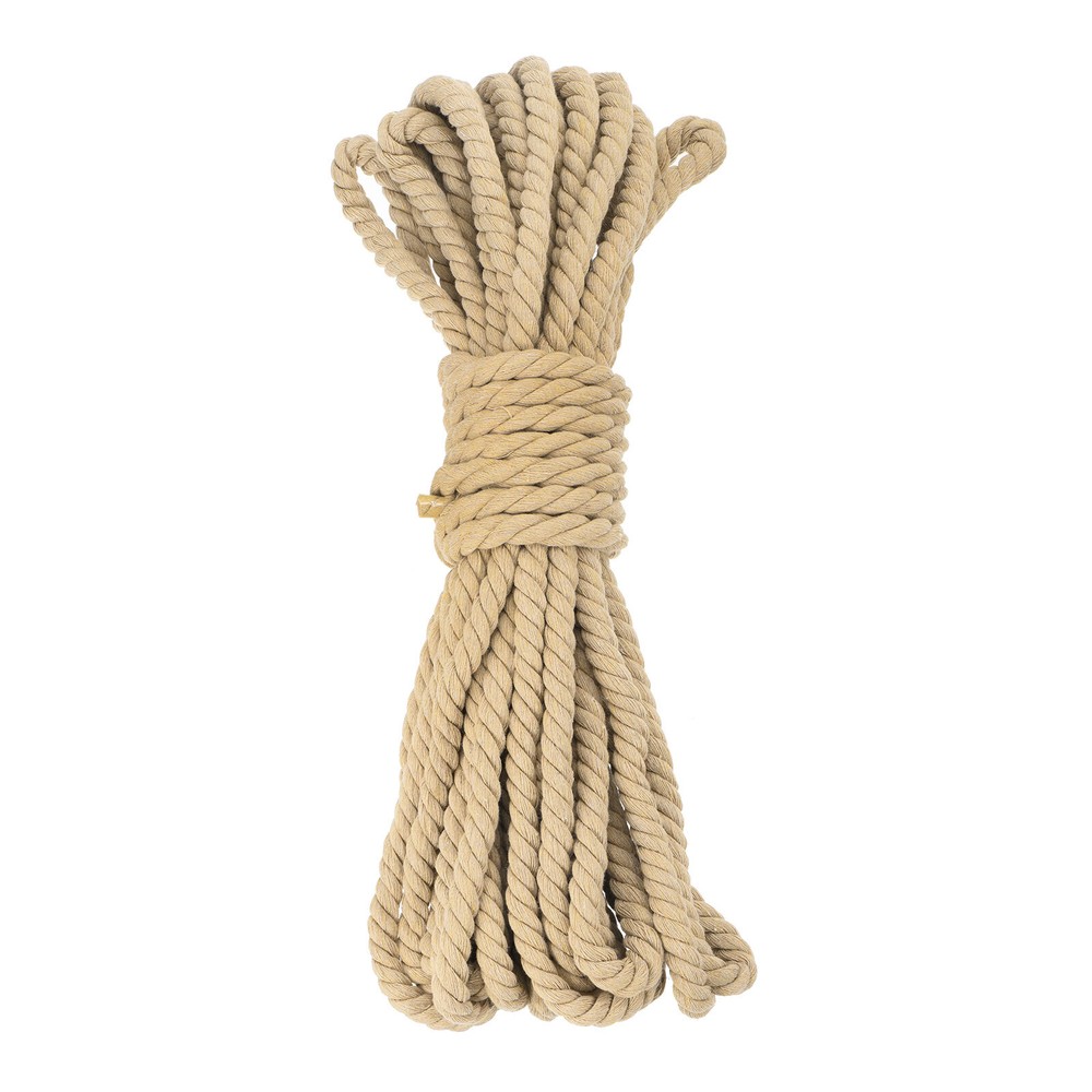 0.5 Inch 50 Feet Macrame Cord, Cotton Cord Rope String - Khaki
