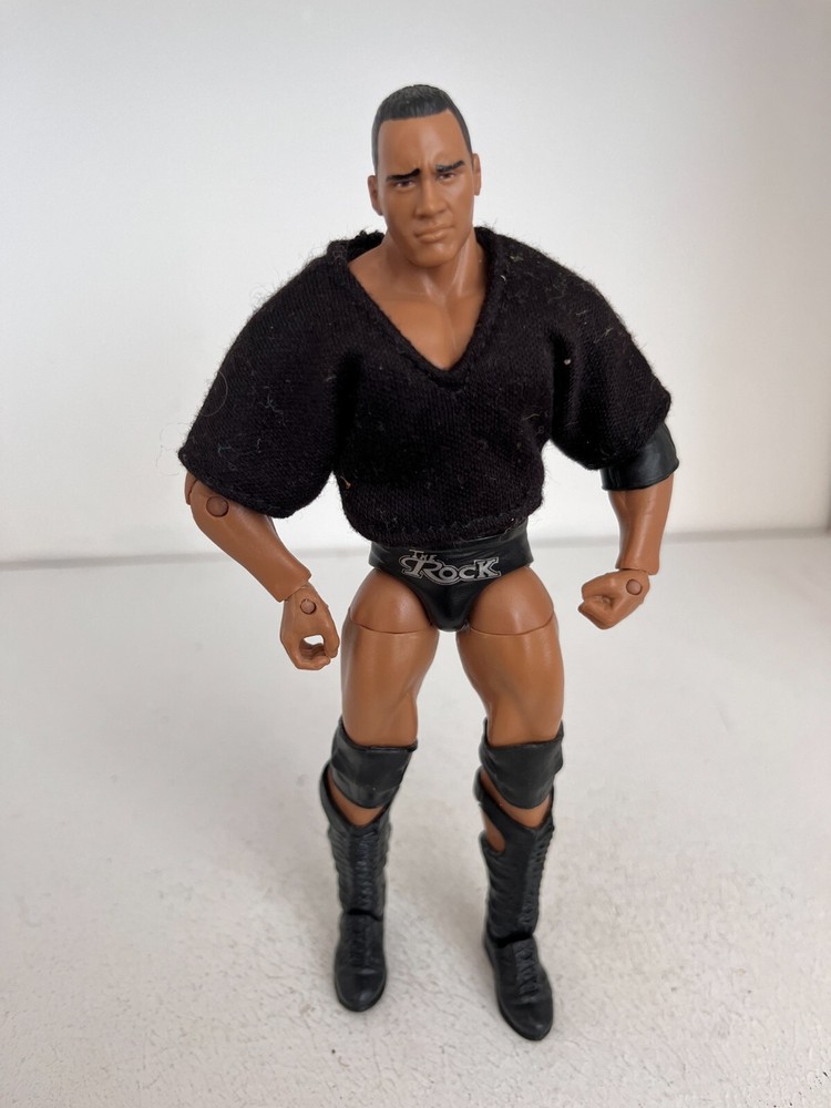 WWE THE ROCK MATTEL ELITE COLLECTION SERIES 47 47.5 47B WRESTLING ACTION FIGURE