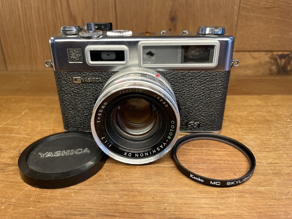 *Near Mint* Yashica Electro 35 GS Rangefinder Film Camera 45mm F/1.7 From Japan