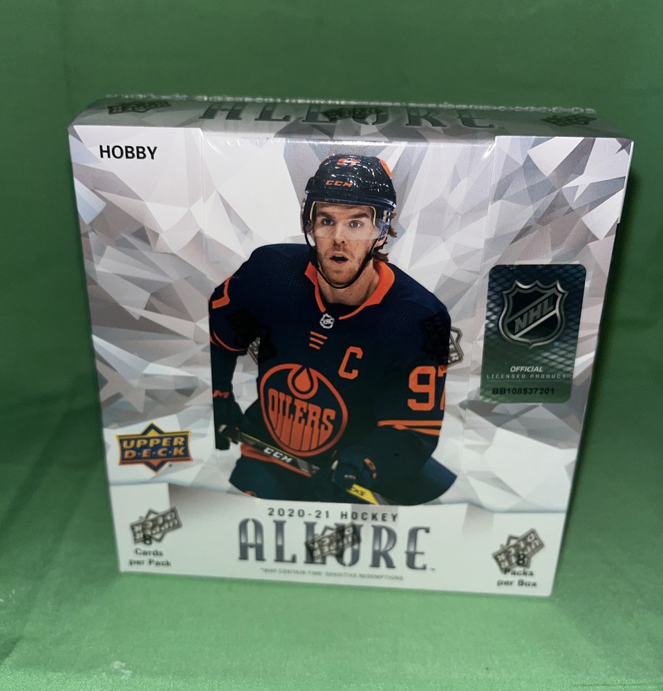 2020-21 Upper Deck Allure Hockey Hobby Box - 8 Packs with Auto & SP Cards