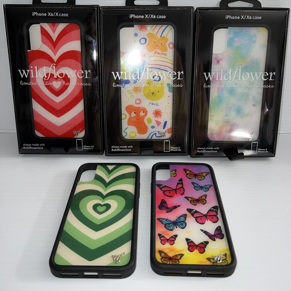 Wildflower Limited Edition iPhone X & XS Phone Cases Lot