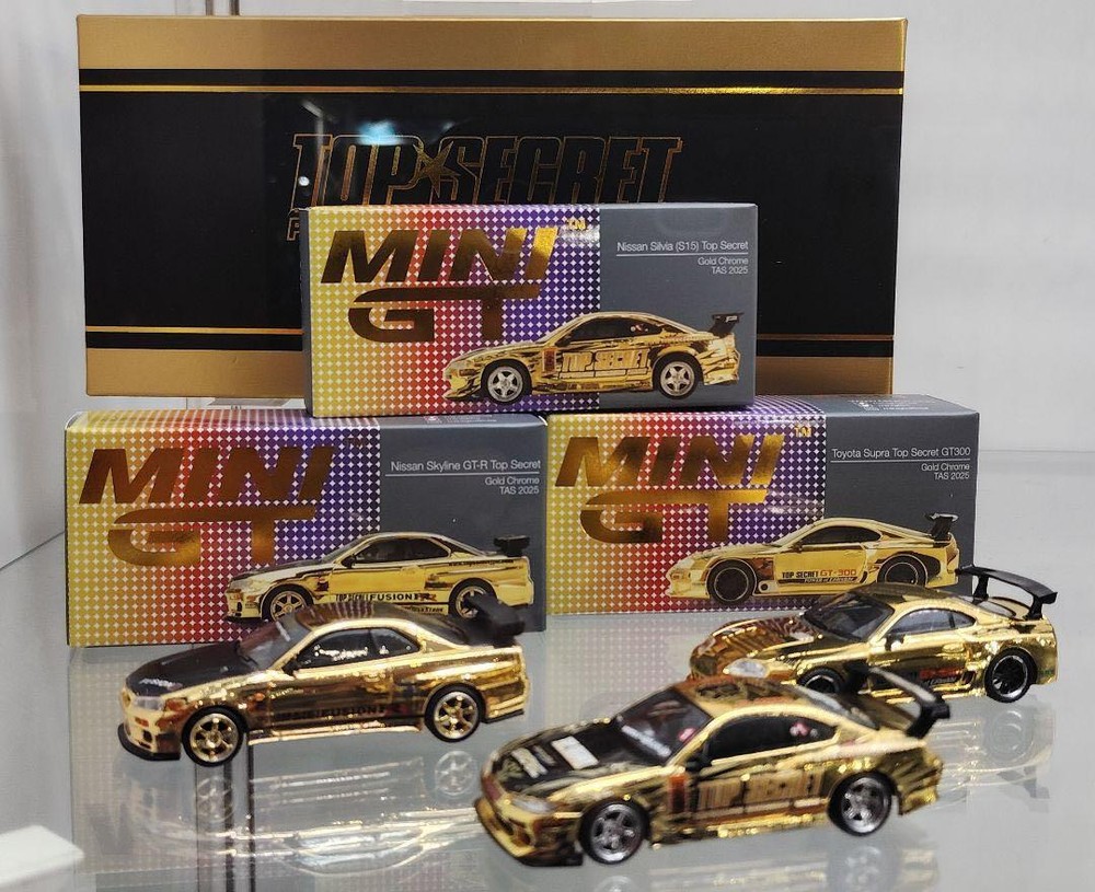 MINI GT TOP SECRET Tokyo Auto Salon 2025 limited edition minicar set of 3/Japan