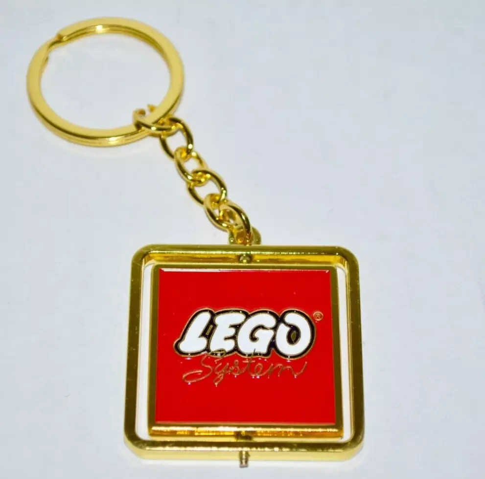 LEGO VIP Retro 1964 Spinning Logo Keychain 5007091 Vintage New Collectible