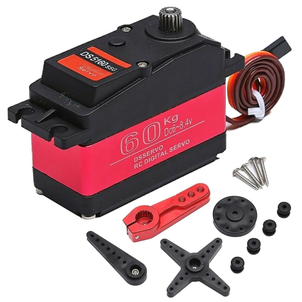 6-8.4V 60kg Metal Gear Digital Servo for Axial SCX6 1/6 Scale RC Car