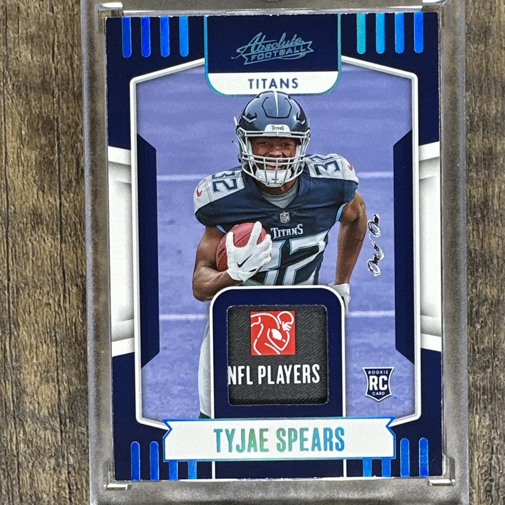 🔥ONE OF ONE🔥2023 Panini Absolute  TYJAE SPEARS LAUNDRY TAG 🔥1/1🔥