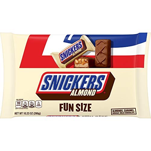 SNICKERS Almond Fun Size Chocolate Candy Bars 10.23 oz Bag