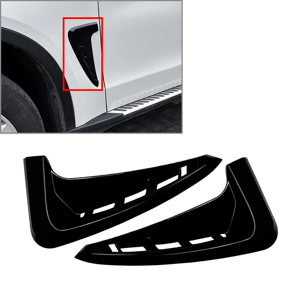 BMW X5 F15 M Sport 2014-2018 Black Front Fender Air Vent Trim Cover