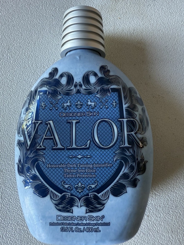 Designer Skin Valor Bronzing Tanning Lotion with Dark Tan Enhancers