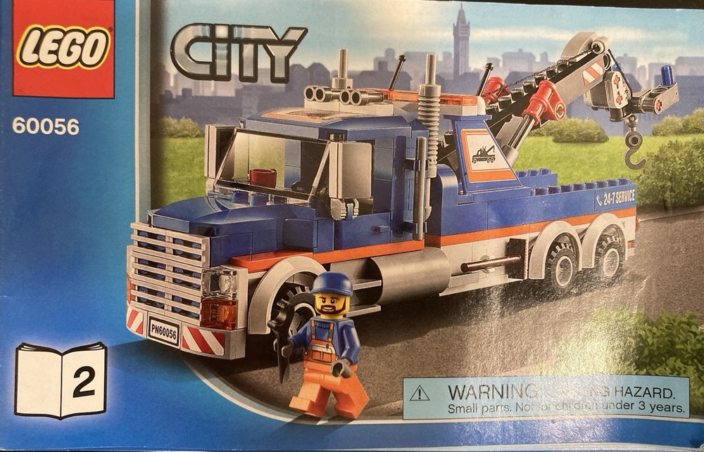 LEGO City Tow Truck 60056 Complete Set With Instructions