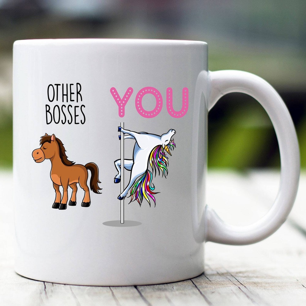 Funny Unicorn Boss Coffee Mug - Perfect Gift for the Best Boss