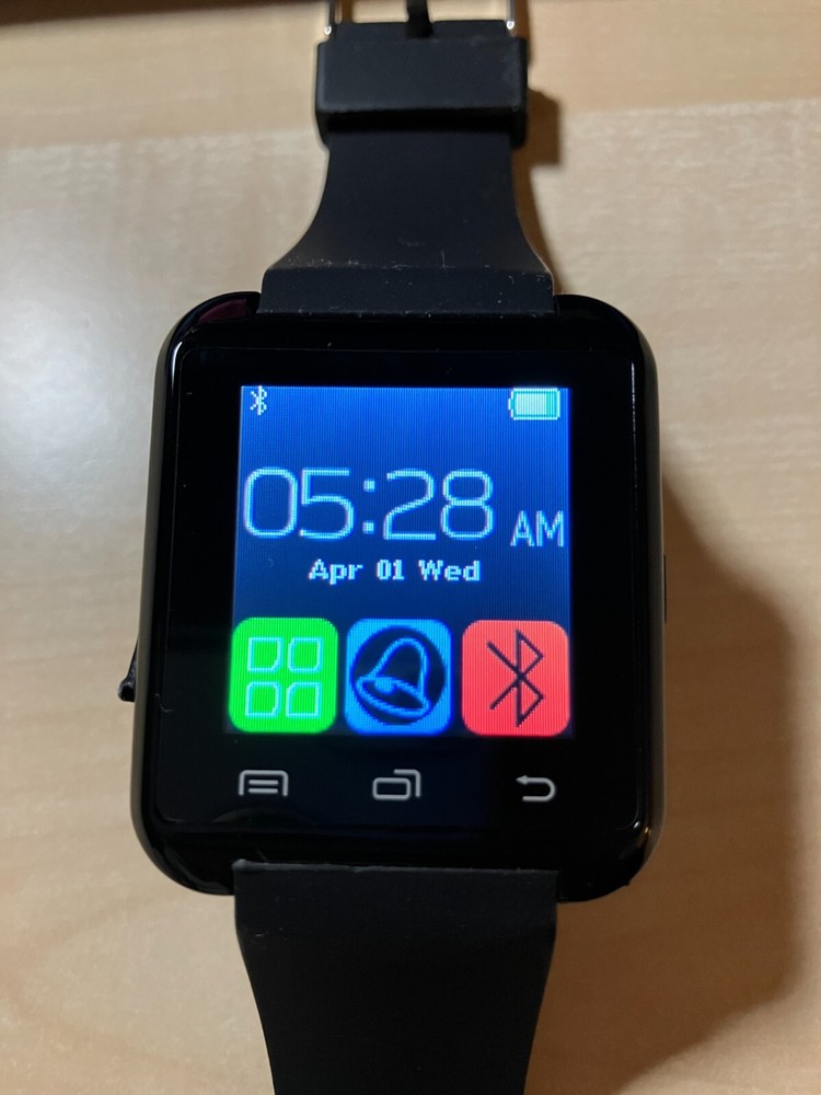 Bluetooth Smart Watch International Black NEW + BOX + MANUAL + CORD