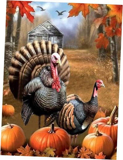 5D DIY Diamond Art Kits for Adults Halloween by Number Kits, Diamond Painting