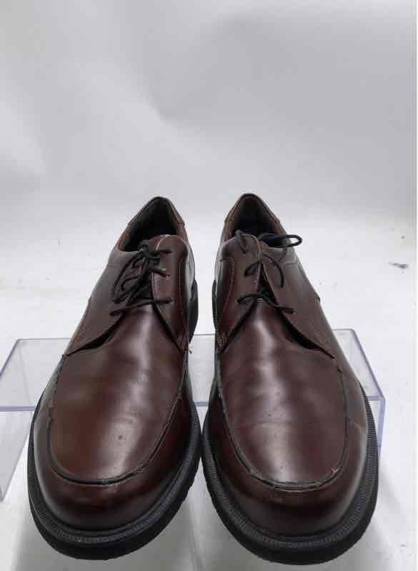 Rockport Mens Brown Leather Waterproof Oxford Dress Shoes Size US 11M